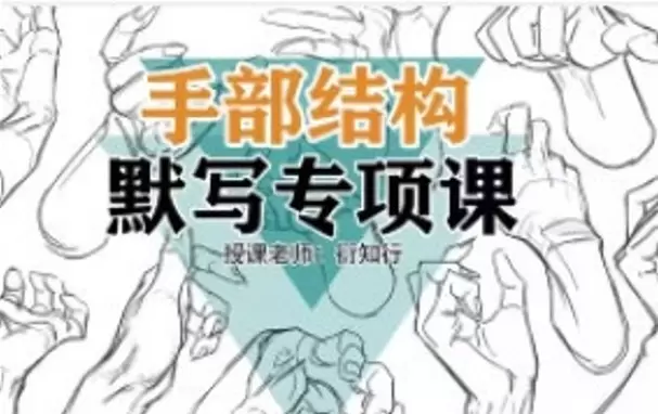 衍知行手部结构默写专项课高清画质