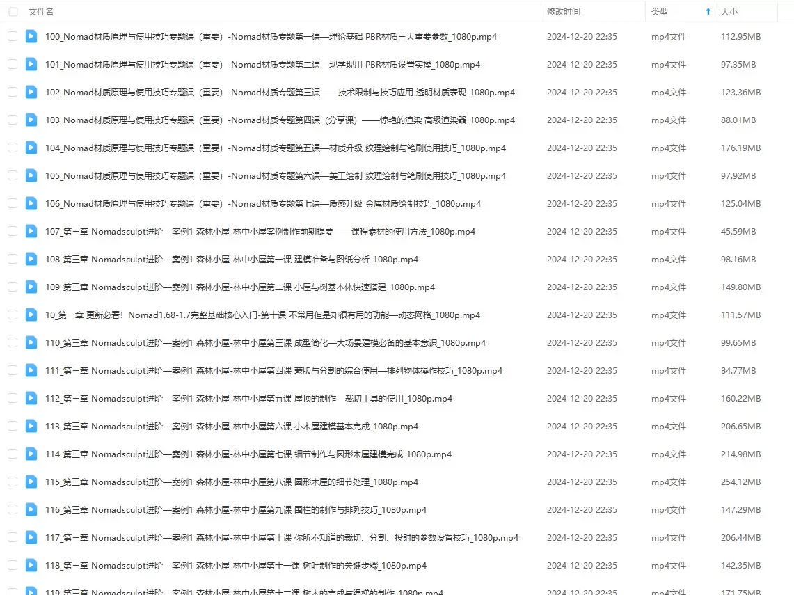 超人兔Nomad建模核心入门到专业渲染提升进阶2023年2