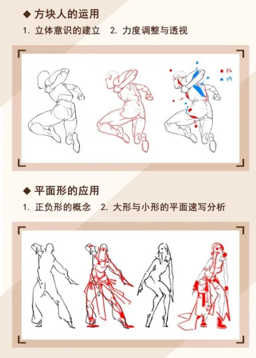 画画的春哥人物动态速写塑造2021年4