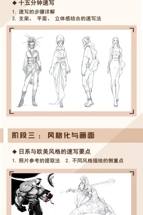 画画的春哥人物动态速写塑造2021年5