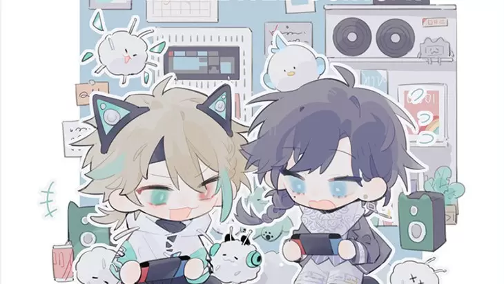 冬木可爱Q版人物与色彩团练2023年【高清画质+课件笔刷】