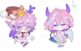 兔扣古风Q版插画课普通画质加笔刷和资料