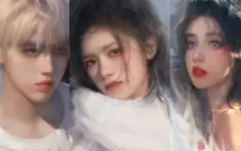 与snow人像厚涂中级班普通画质