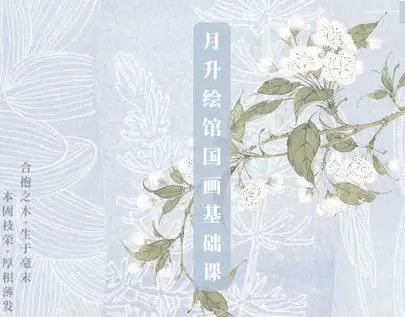 月升绘馆国画基础课画质还行