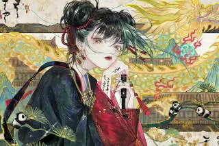 南栀子国风人物插画班2024年高清画质含素材