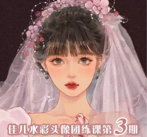 佳儿水彩团练第三期2022年高清画质含笔刷