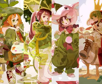 毛球滚滚来日系治愈插画第2期2022年普通画质含笔刷素材