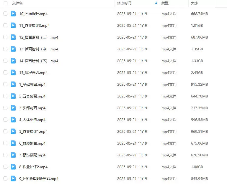 尽人事古风色彩人物插画班第2期2025年2