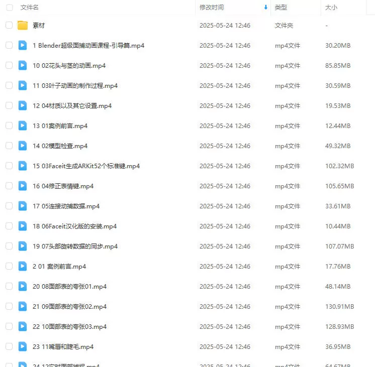小鸡小鸡我爱你Blender超级面捕动画课程2025年2