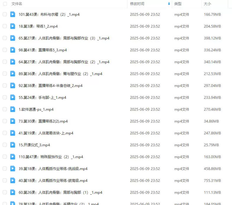 画酿幸福喵哒栗子超好上手的人物结构课2024年2