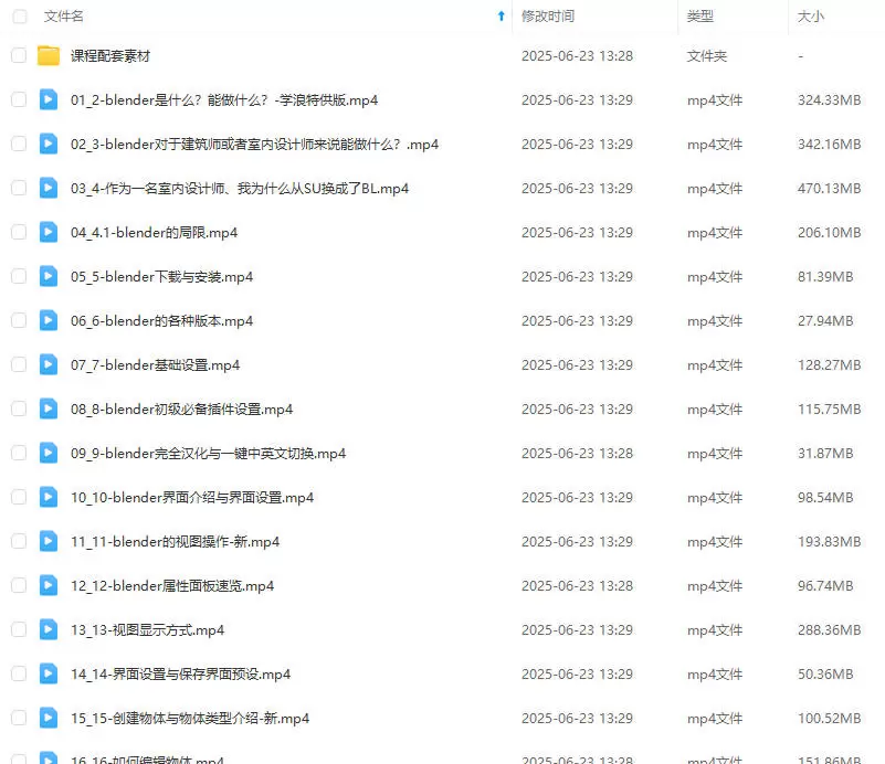 安筑blender室内设计超能研习班2024年2