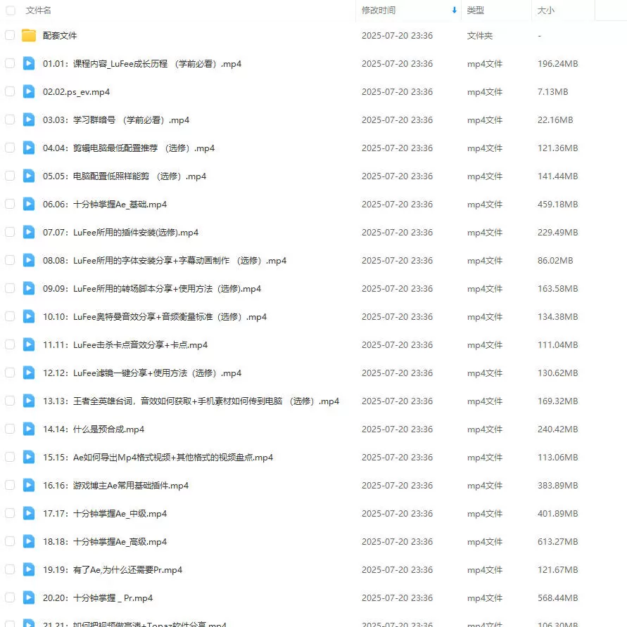 LuFee游戏剪辑实操课2