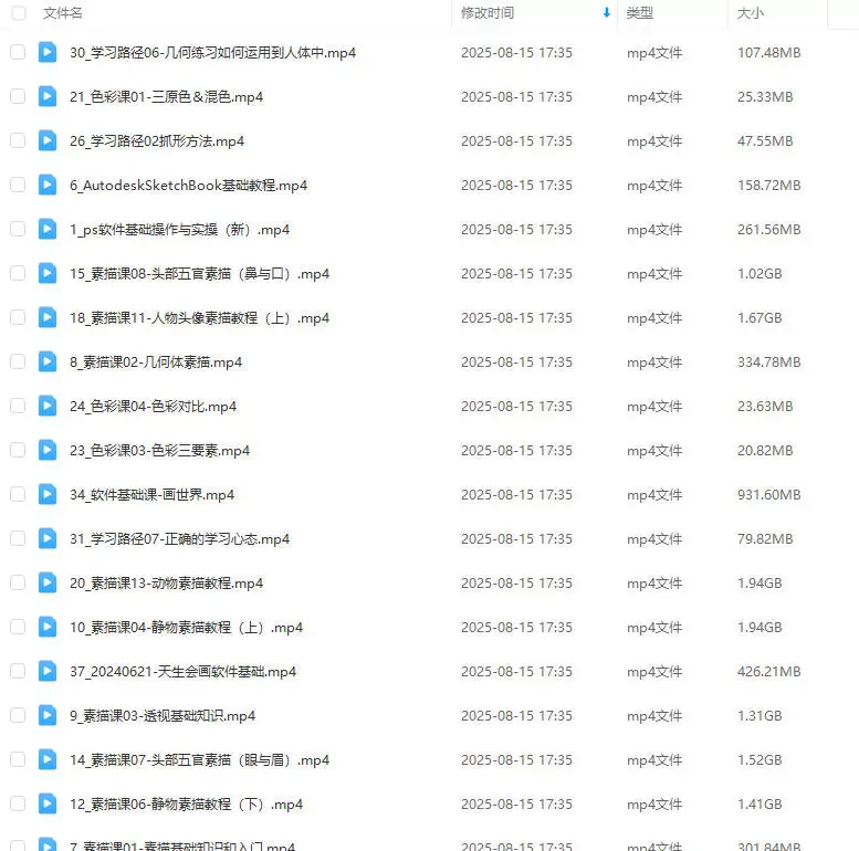 gua老师iPad人像插画特训班第12期2024年2