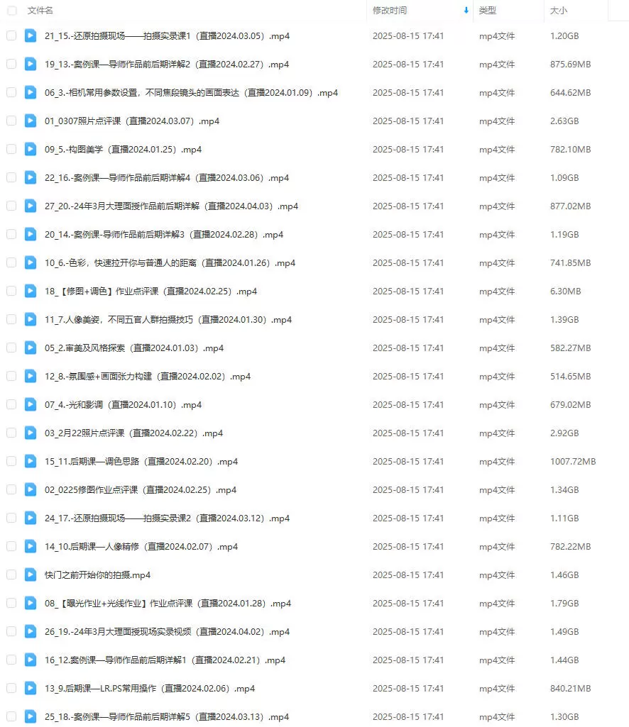 李觅青人像摄影第6期2024年2