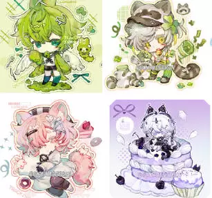 泣寺浮雪萌系Q版立绘团练2025年含课件