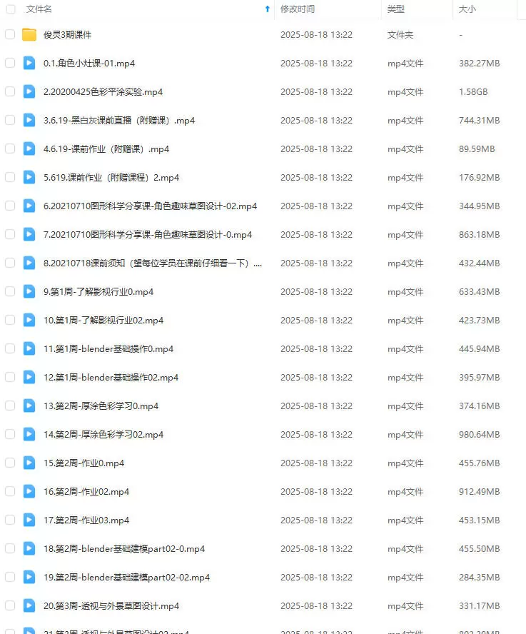 俊霊影视概念设计Blender第3期2