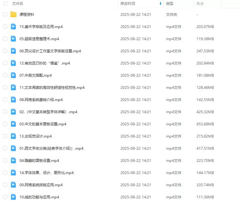 王猛奇文字排版系统设计课2025年2