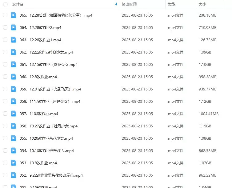 玉玉卿国风插画课程合集3