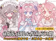 几维不是猕猴桃Q版萌系正比摸鱼页第2期2025年高清画质含课件笔刷