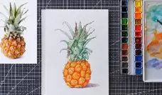 拓山明钢笔淡彩课程合集含课件