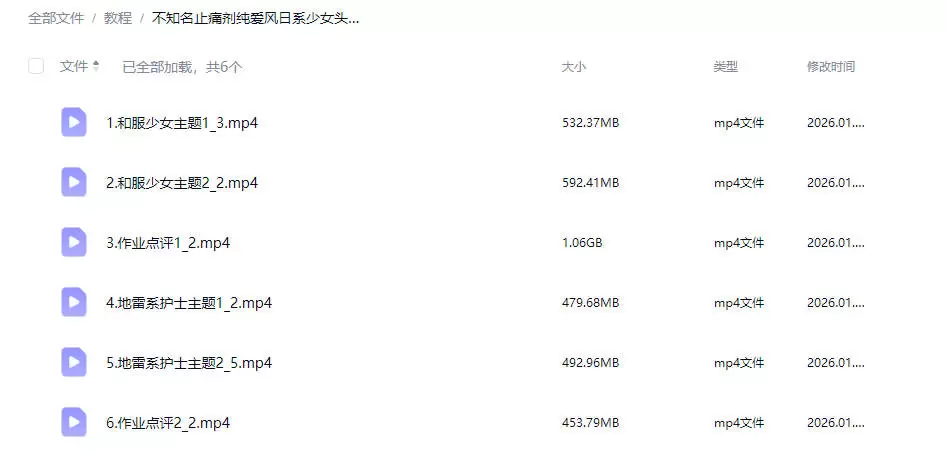 不知名止痛剂纯爱风日系少女头像团练课2024年2