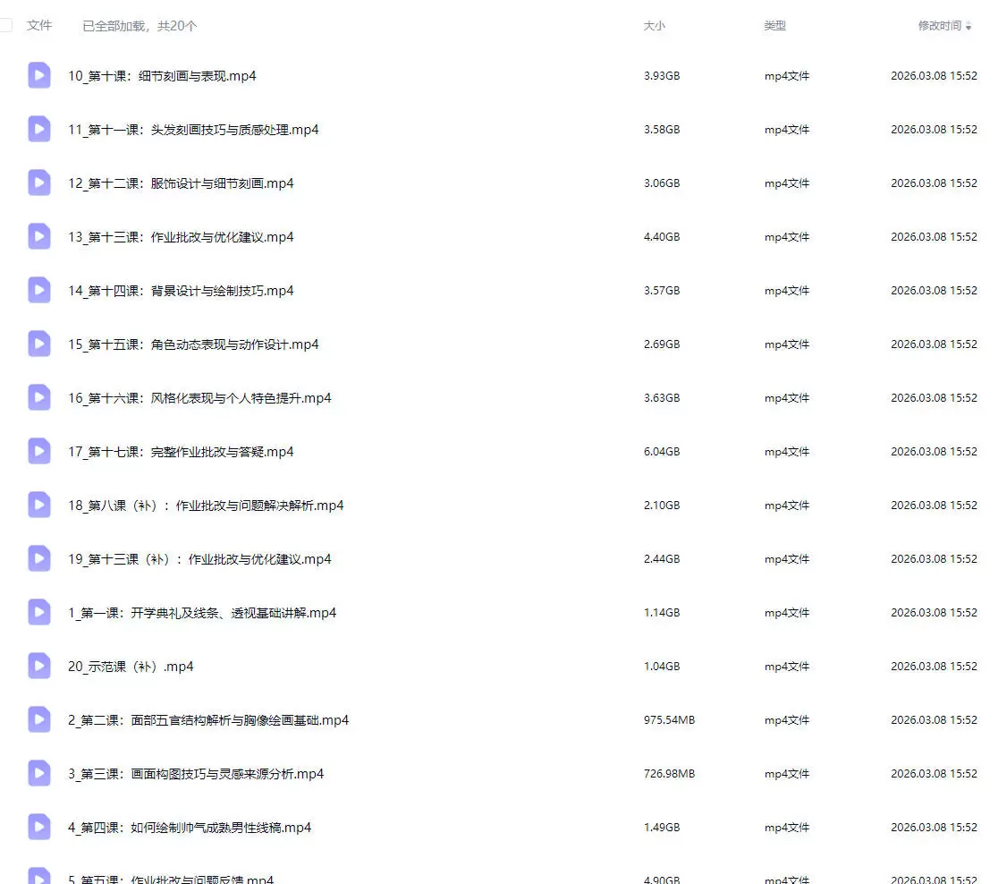 E丢丢二次元厚涂古风胸像第1期2025年2