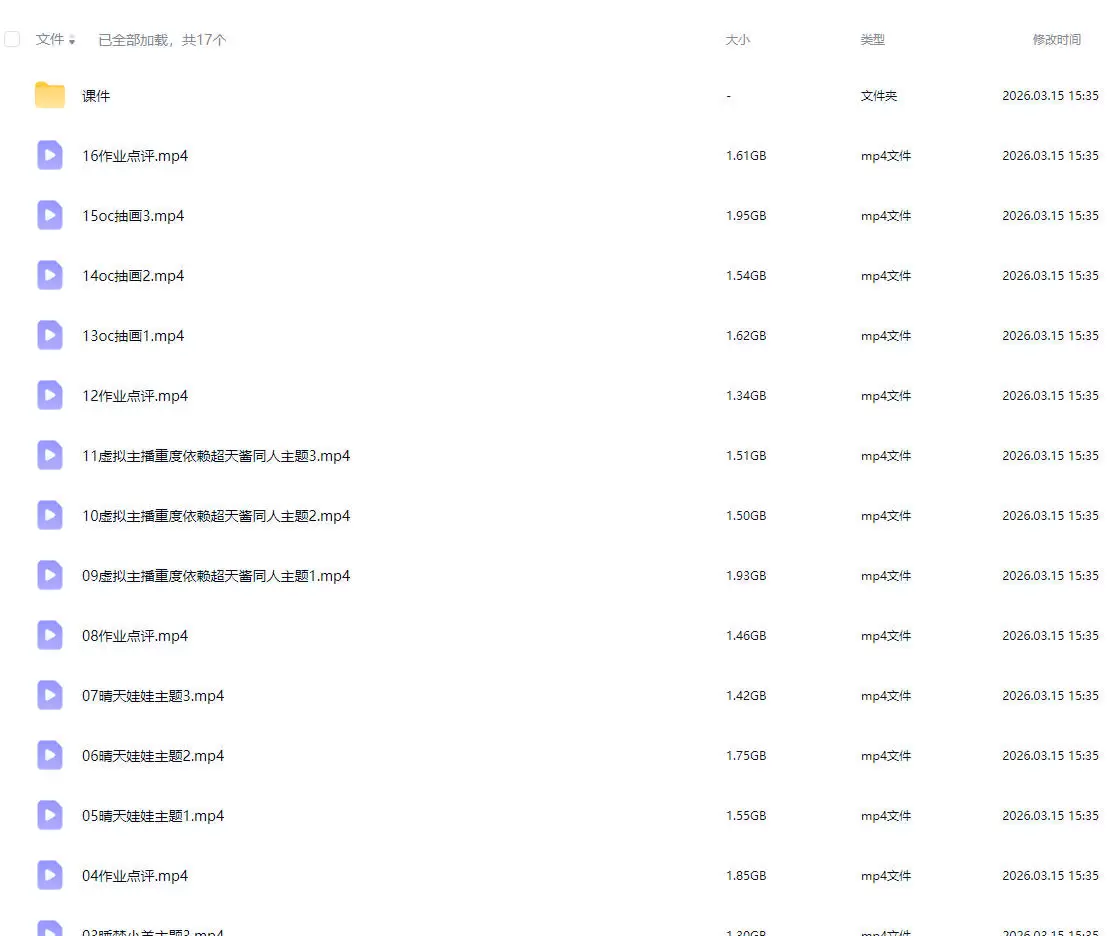 咩咩寿司拍立得平涂头像团练课第2期2025年2